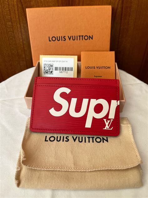 louis vuitton supreme card holder|louis vuitton card holder collection.